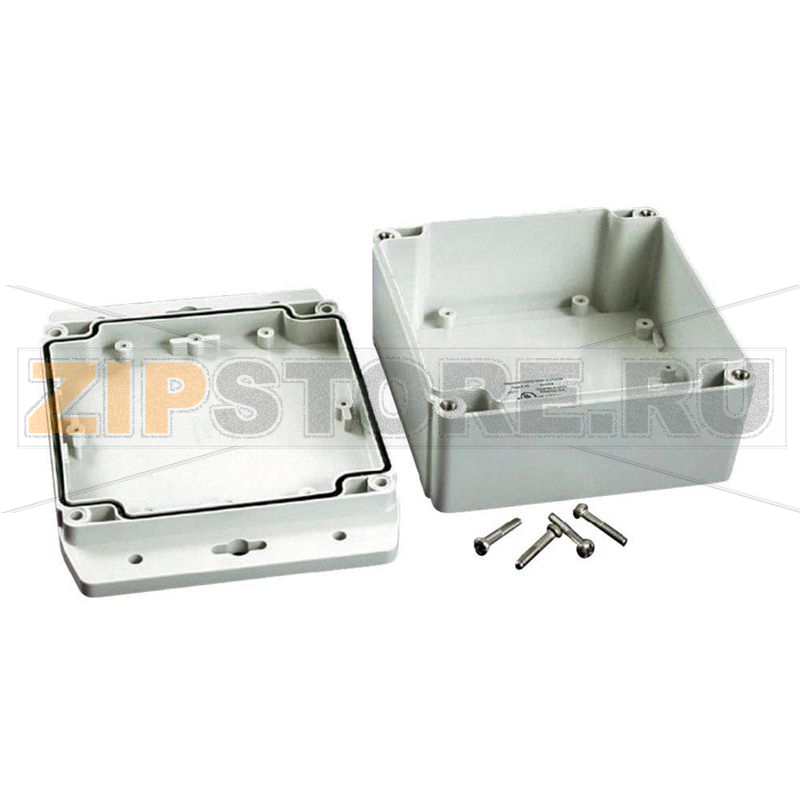 Корпус 120x120x62 мм, материал: пластик, серый, 1 шт Hammond 1555NF42GY 