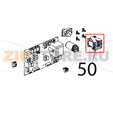 Minicontattore quadripolare 20 A, 230 V Unox XVC 104 Minicontattore quadripolare 20 A, 230 V Unox XVC 104Запчасть на деталировке под номером: 50