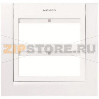 Панель лицевая для бокса поста централизации открытого/скрытого монтажа на 12 модулей, белая ABB 2CLA127200T1101