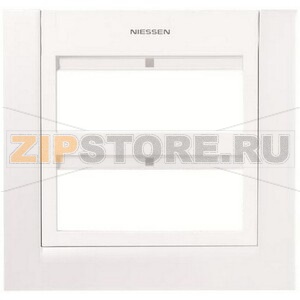 Панель лицевая для бокса поста централизации открытого/скрытого монтажа на 12 модулей, белая ABB 2CLA127200T1101 