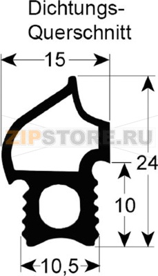 Door gasket 20.20 Convotherm 4 