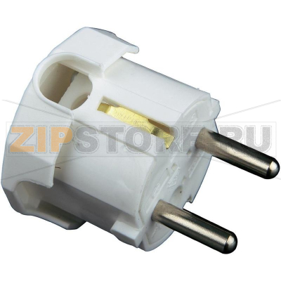 Вилка 230 В, IP20, белая, 1 шт GAO 627615 