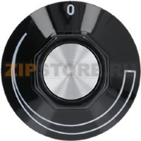 ЧЕРНАЯ РУЧКА Ø 50 ММ С РАЗМЕТКОЙ