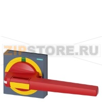 РУЧКА С НАКЛ. АВАРИЙНАЯ РАЗМЕР 100X100, ДЛЯ ВАЛ 10X10, I-0-II Siemens 8UD1861-4AE05