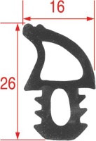 УПЛОТНИТЕЛЬ ДВЕРИ ДЛЯ ПЕЧИ