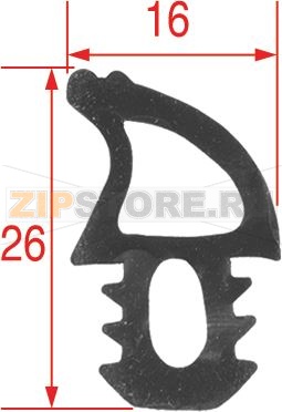 УПЛОТНИТЕЛЬ ДВЕРИ ДЛЯ ПЕЧИ 