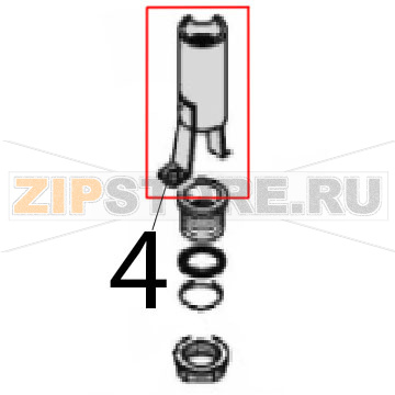 Over flow guide Angelo Po C165D Over flow guide Angelo Po C165DЗапчасть на деталировке под номером: 4