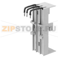 ШИННЫЙ АДАПТЕР, WIDTH 55MM 40MM SYSTEM, 5+10MM RAIL STR. WITH 1 MOUNTING RAIL 35MM, UP TO 25A FOR CIRCUIT-BREAKER 3RV10 W. LATERAL AUXIL. CONTACT BLOCKS, LENGTH 120MM, SIZE S00, S0 Siemens 8US1061-5DJ07