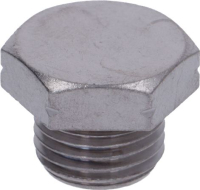 CAP BRASS MALE ø 1/4M WEGA