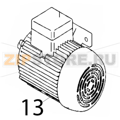 Electric motor Rollmatic CP 42 Electric motor Rollmatic CP 42Запчасть на деталировке под номером: 13