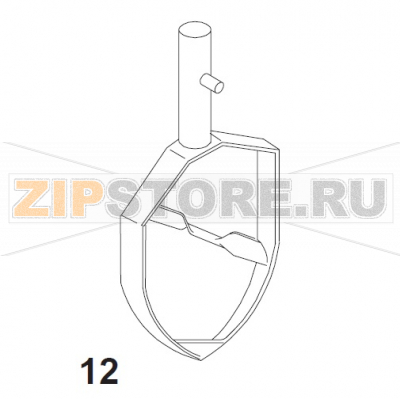 40/20L Flat Beater, Stainless, Acidproof Bear Varimixer AR40 VL-1S                                                                         40/20L Flat Beater, Stainless, Acidproof Bear Varimixer AR40 VL-1SЗапчасть на сборочном чертеже под номером: 12Название запчасти на датском&nbsp;языке: 40/20L Flat Beater, Stainless, Acidproof Bear Varimixer AR40 VL-1S