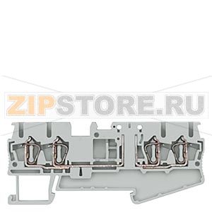 КЛЕММА ИЗОЛИРОВАННАЯ ПРУЖИННОЕ ПОДСОЕДИНЕНИЕ, 4 ПОДСОЕДИНЕНИЯ:0.08 - 2.5 MM2, ШИРИНА: 5.2 MM, СЕРАЯ Siemens 8WH2004-6AF00 