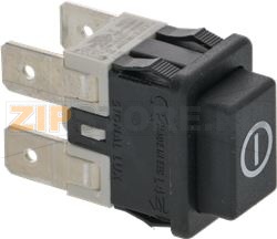 ЧЕРНЫЙ ДВУХПОЛЮСНЫЙ ПЕРЕКЛЮЧАТЕЛЬ 16А 250В 