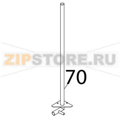 Tubo di scarico vapore Tecnoeka KF 1010 EV UD Tubo di scarico vapore Tecnoeka KF 1010 EV UDЗапчасть на деталировке под номером: 70
