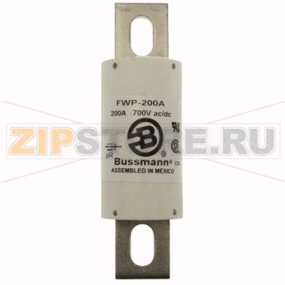 Предохранитель, 1200 A, AC 700 В, DC 700 В, 200 кА, 108x277 мм, UL Eaton 1200AMP 700V AC SEMI-CON 