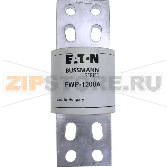 Предохранитель, 1200 A, AC 700 В, DC 700 В, 200 кА, 108x277 мм, UL Eaton 1200AMP 700V AC SEMI-CON 