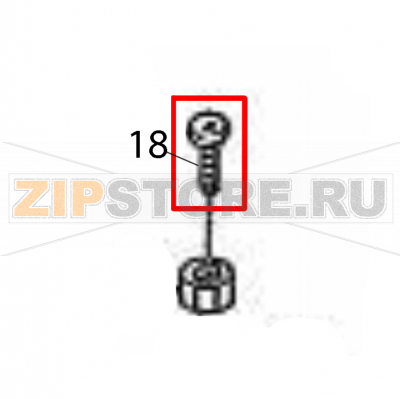Pan head screw Sato M84Pro Pan head screw Sato M84ProЗапчасть на деталировке под номером: 18Название запчасти на английском языке: Pan head screw Sato M84Pro.