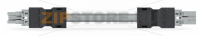 pre-assembled interconnecting cable; B2ca; Socket/plug; 2-pole; Cod. B; 3 m; 1,00 mm; gray Wago 771-8292/015-303