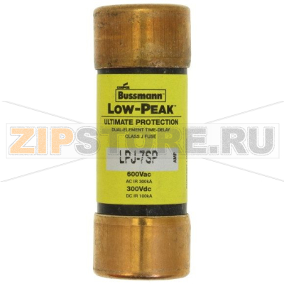 Предохранитель, 7 A, AC 600 В, 300 кА, 21x57 мм, J, UL, с задержкой Eaton LOW-PEAK CLASS J T/D 