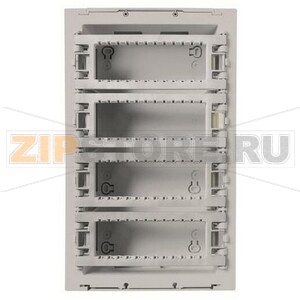 Бокс поста централизации, 24 модуля, монтаж: открытый, серебристый ABB 6608.40 