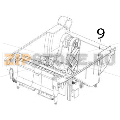 Print mechanism 300dpi Zebra ZD421 Direct Thermal Print mechanism 300dpi Zebra ZD421 Direct ThermalЗапчасть на деталировке под номером: 9