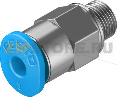 Штуцер с цанговым соединением Festo QSM-M5-3 