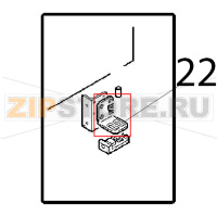 Door bottom hinge Angelo Po FM1221E1