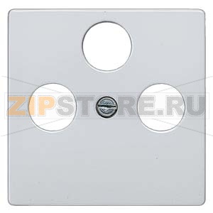 DELTA I-SYSTEM  АЛЮМИНЕВЫЙ МЕТАЛЛИК КРЫШКА РОЗЕТКИ ДЛЯ RF/TV/SAT 55X55MM 3 ОТВЕРСТИЯ Siemens 5TG1252-2 