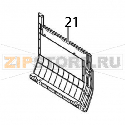 Rear cover Sato CL6NX Plus Rear cover Sato CL6NX PlusЗапчасть на деталировке под номером: 21Название запчасти на английском языке: Rear cover Sato CL6NX Plus.