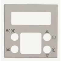 Накладка для терморегулятора, серебристая ABB 2CLA224050N1301