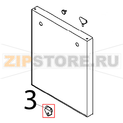 Hinge assembly Angelo Po 091CP1E Hinge assembly Angelo Po 091CP1EЗапчасть на деталировке под номером: 3
