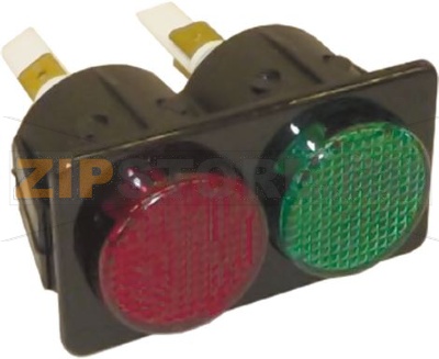 ГРУППА ИНДИКАТОРНЫХ ЛАМП ЗЕЛЕНЫЙ-КРАСНЫЙ 250В 