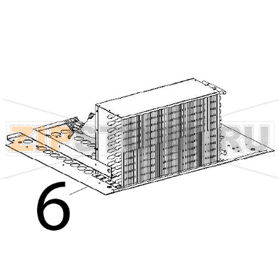Tray x assembly Angelo Po DA51 Tray x assembly Angelo Po DA51Запчасть на деталировке под номером: 6