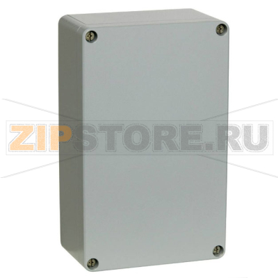 Корпус 127x81x56.5 мм, алюминиевый, серый, 1 шт Fibox ALN 081306 