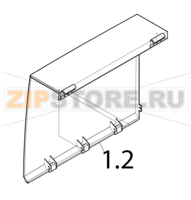 Cover plate CAB EOS5 Cover plate CAB EOS5Запчасть на деталировке под номером: 1.2