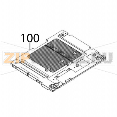 Base frame Sato CL6NX Plus Base frame Sato CL6NX PlusЗапчасть на деталировке под номером: 100Название запчасти на английском языке: Base frame Sato CL6NX Plus.