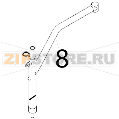 Condensation drain unit Angelo Po FM1011E1 Condensation drain unit Angelo Po FM1011E1Запчасть на деталировке под номером: 8
