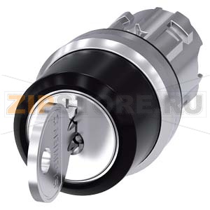 АКТУАТОР ПОВОРОТНОГО ПЕРЕКЛЮЧАТЕЛЯ С КЛЮЧОМ RONIS, 22MM, КРУГЛ., ГЛЯНЦЕВЫЙ МЕТАЛЛ, НОМЕР ЗАМКА 455, С 2 КЛЮЧАМИ, 3 КОММУТАЦИОННЫХ ПОЛОЖЕНИЯ: I >O<II, БЕЗ ФИКСАЦИИ, УГОЛ ПОВОРОТА РУКОЯТКИ 2X45 ГРАД.: 10:30Ч./12Ч./13:30Ч., ПОЛОЖЕНИЕ ИЗЪЯТИЯ КЛЮЧА: O Siemens 