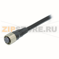 Кабель с разъемом М12 Omron XS5F-D421-J80-X