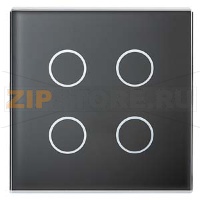 UP 212/21 - Модуль клавиш, две пары клавиш, чёрный Siemens 5WG1212-8DB21