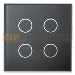 UP 212/21 - Модуль клавиш, две пары клавиш, чёрный Siemens 5WG1212-8DB21 