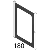 Complete external glass Piron P920RXS
