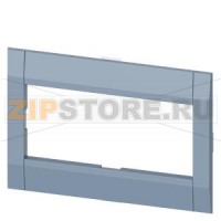 cover frame 101.6x 45.65mm (WxH) accessory for: circuit breaker 4-pole without TMTU access 3VA5 125 Siemens 3VA9034-0SB10