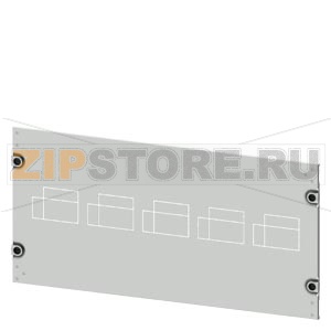 SIVACON S4 Masking frame SENTRON 3VA 3VA10 (up to 100 A) 4-pole Upright mounting position Fixed mounting, Plug-in socket Number of switches 5 Height 350 mm Width 800 mm Siemens 8PQ2035-8BA17 