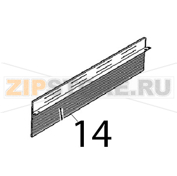 Guarnizione porta-carrello GN1341 Unox XVC 1005EP Guarnizione porta-carrello GN1341 Unox XVC 1005EPЗапчасть на деталировке под номером: 14