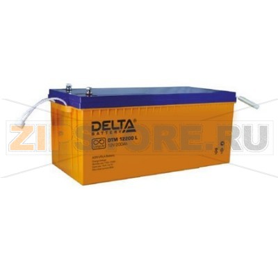Delta DTM 12200 L Аккумулятор с увеличенным сроком службы Delta  DTM 12200 L (характеристики): Напряжение - 12 В; Емкость - 200 Ач; Габариты: 522 мм x 238 мм x 240 мм, Вес: 65 кгТехнология аккумулятора: AGM VRLA Battery