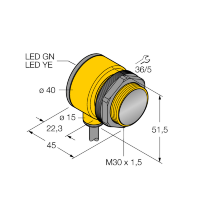 Датчик фотоэлектрический Turck T30SP6FF600