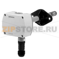 QFM4160 - Канальный датчик влажности (DC 0...10 В) и температуры (DC 0...10 В) с калибровочным сертификатом Siemens QFM4160