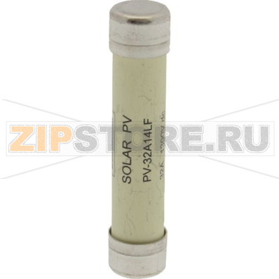 Предохранитель, 32 A, DC 1300 В, 10 кА, 14x65 мм, gPV, IEC UL Eaton 32AMP 1300V DC SOLAR FERRULE 
