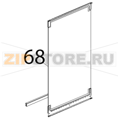 Vetro interno ser. 730x1395x6 Unox XVC 1005P Vetro interno ser. 730x1395x6 Unox XVC 1005PЗапчасть на деталировке под номером: 68